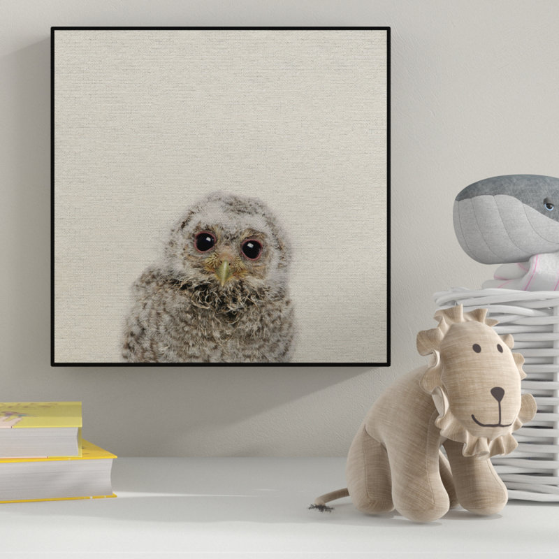 Peekaboo II - Drawing on Canvas, 122cm H x 122cm W x 4cm D