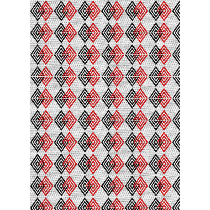 Riebe Geometric Indoor Rug, Rectangle 5' x 8'