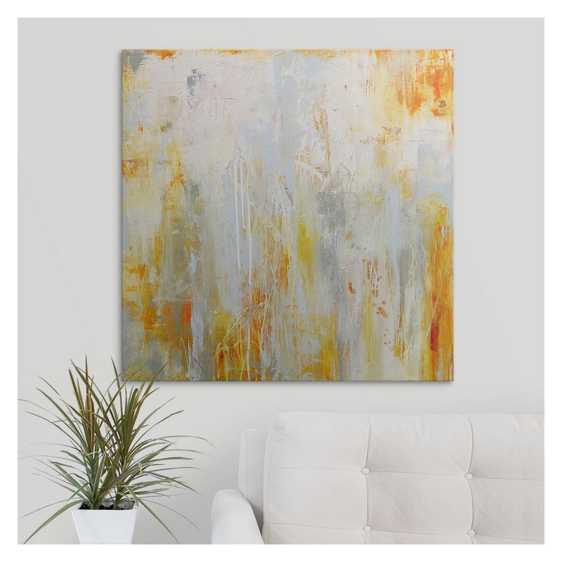 «Heart of Glass» par Frisco, impression, H 35 po x l 35 po x P 1,5 po, Toile