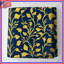Yellow Floral Pattern Quilted Bedspread All Sizes-130504893