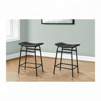 Barstool, Counter Height, Set Of 2,