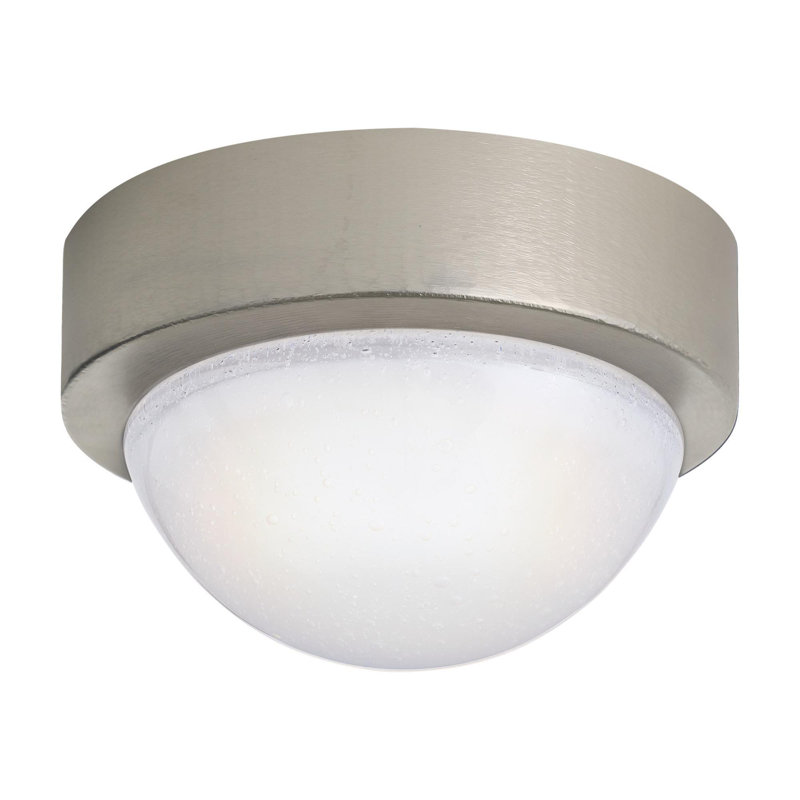 Lennon 1 - Light LED Flush Mount, Vintage Silver