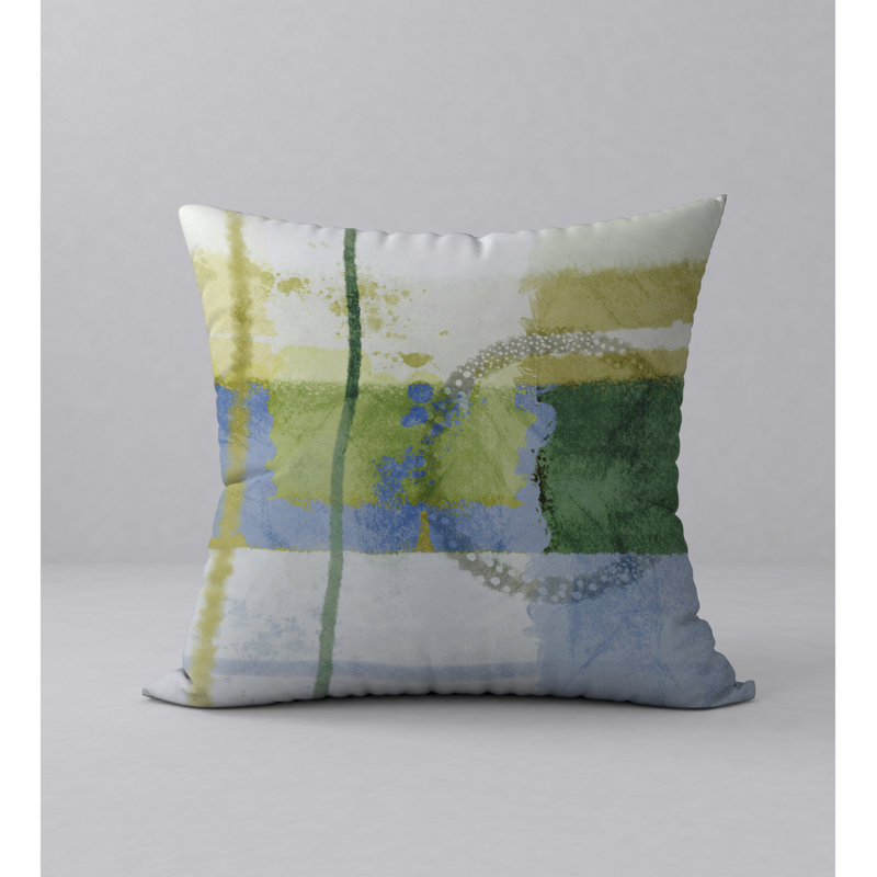Fab Abstract Reversible Throw Pillow, 24" x 24"