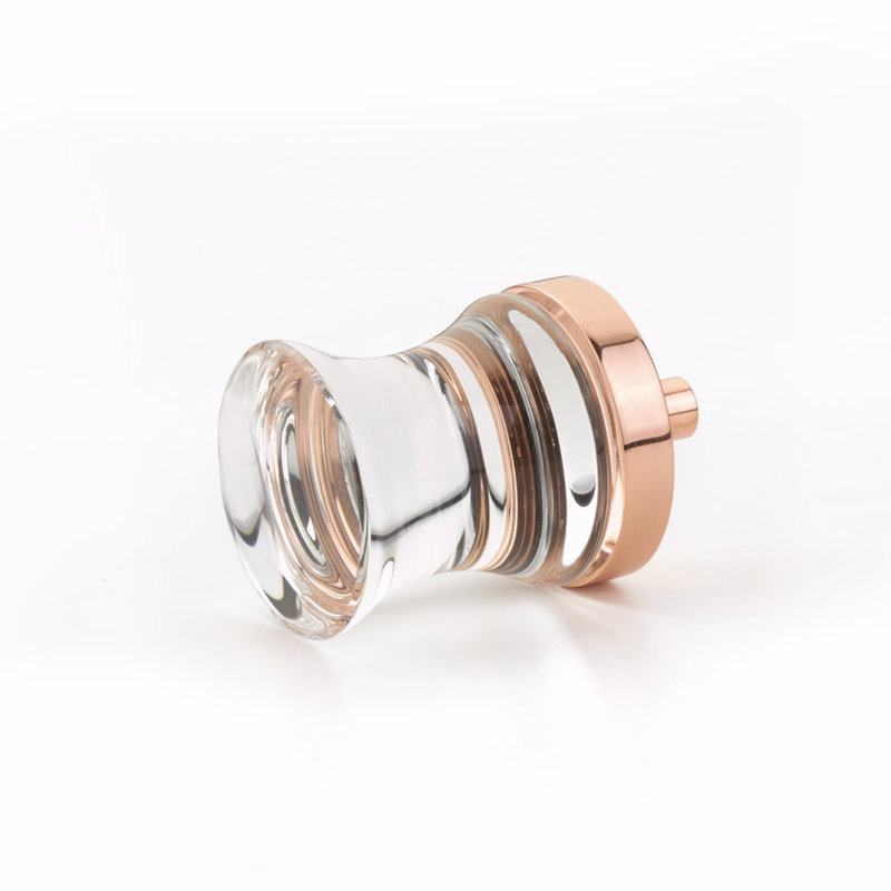 City Round Knob, Polished Rose Gold