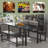 Keuna 8 - Person Rectangular 63'' L x 28'' W Expandable Table Dining Set-1736351714-1736351717