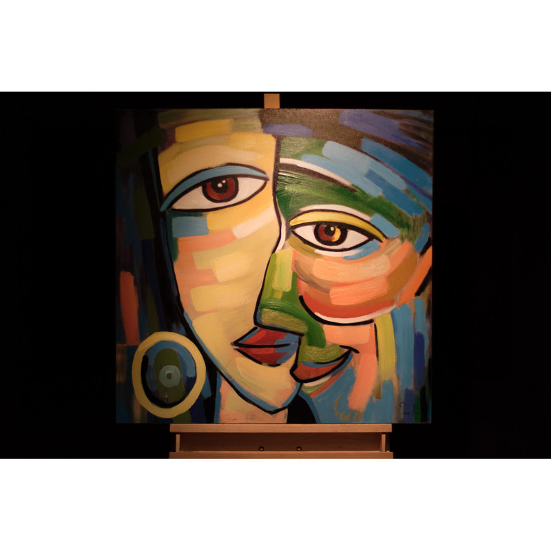 One with you hand -painted acrylic painting