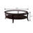 48.6" W Contemporary Coffee Table, Espresso-1392426686