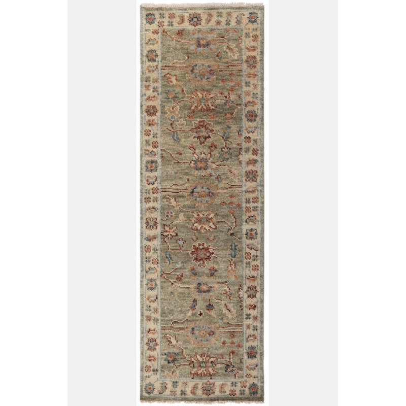 Oriental Area Rug in Green