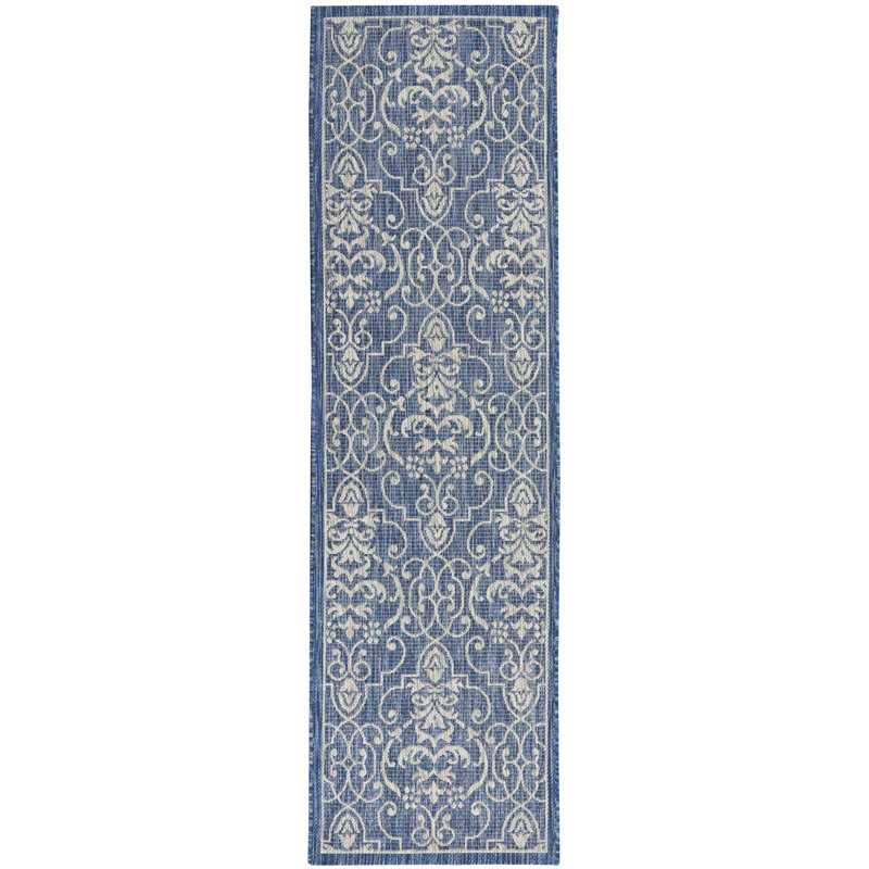 Girraj Oriental Indoor / Outdoor Rug, Runner 2'2" x 7'6"