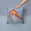 Housse et insert de coussin d'extérieur carré de crevette-15425366
