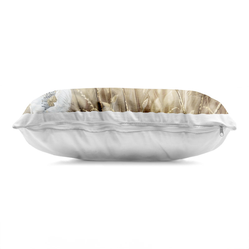 Coussin White Poppies