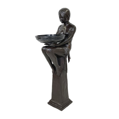 Bronze Garden Statue