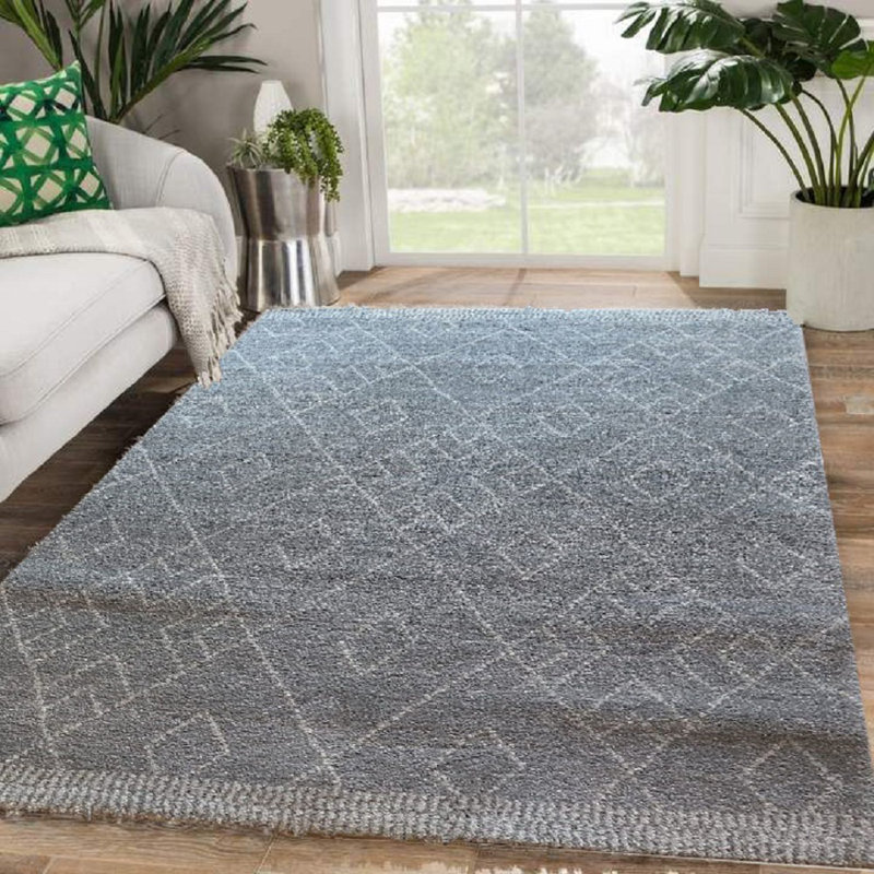 Sewell Geometric Shag Area Rug, Rectangle 120 x 170cm