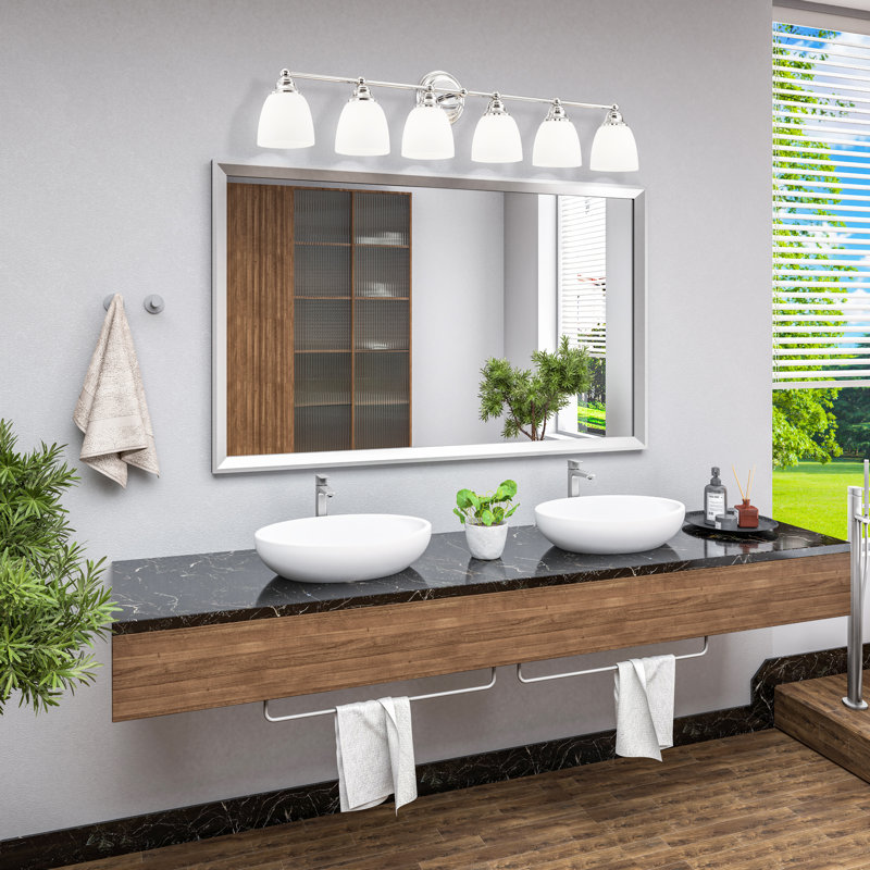 Mayday 6 - Light Dimmable Vanity Light, Polished Chrome