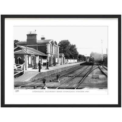 Stonegate, Ticehurst Road (Stonegate) Station 1907 by Francis Frith - Single Picture Frame Print