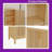 42 Inch Bamboo Storage Cabinet With Doors And Shelves Space-Saving Organizer For Bathroom Bedroom Or Entryway