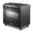 Verona Ultima Midnight Series 36 Inch Dual Fuel Range with 5 Sealed Burners (Matte Black)
