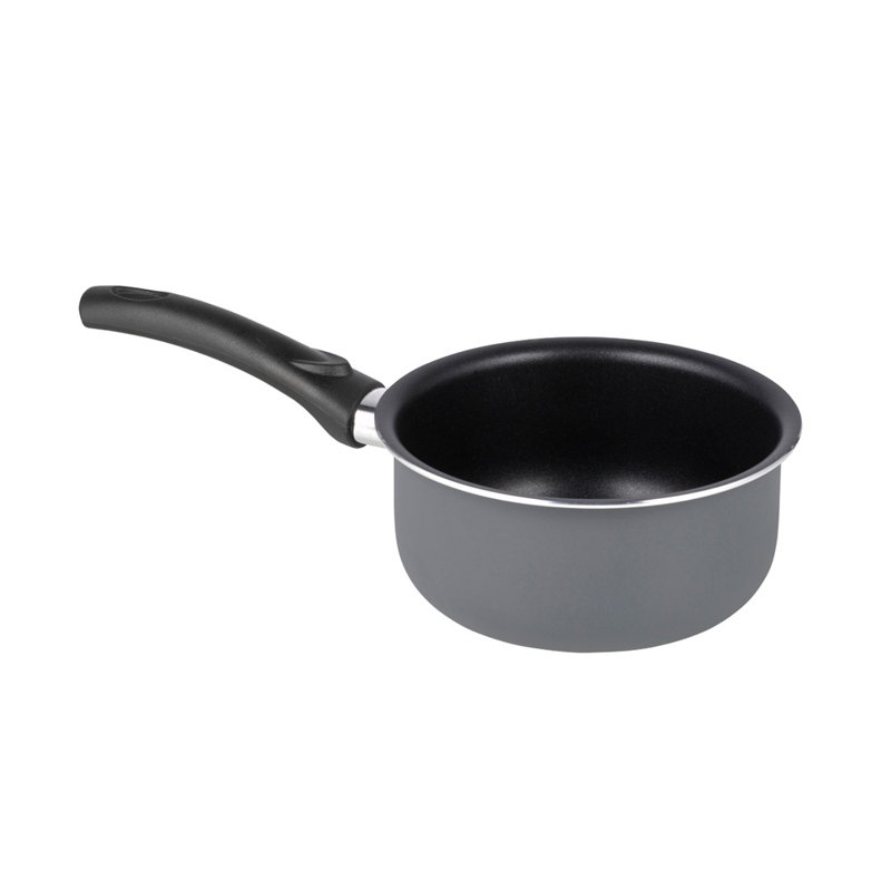 Mitchelton 6 - Piece Non-Stick Aluminum Cookware Set, Grey/Black