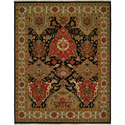 Wool Area Rug in Brown