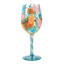 Verre à vin 15 oz Lolita Sea Turtle Delight
