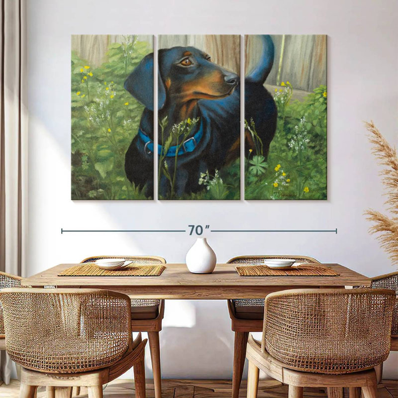 Brampt Dachshund, 42" H x 65" W