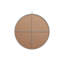 Cassie Metal/Manufactured Wood Round Wall Mirror-1616598553-1615230878