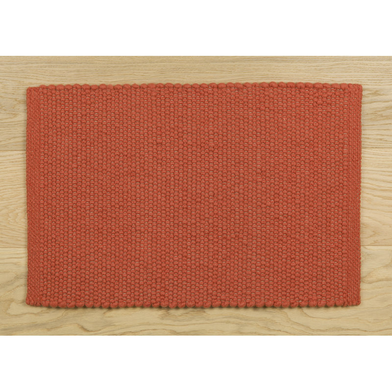 Solid Colour Wool Area Rug, Runner 80 x 200cm
