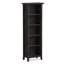 Amherst 24"W Solid Wood 5 Shelf Narrow Bookcase with Adjustable Shelves-702708785