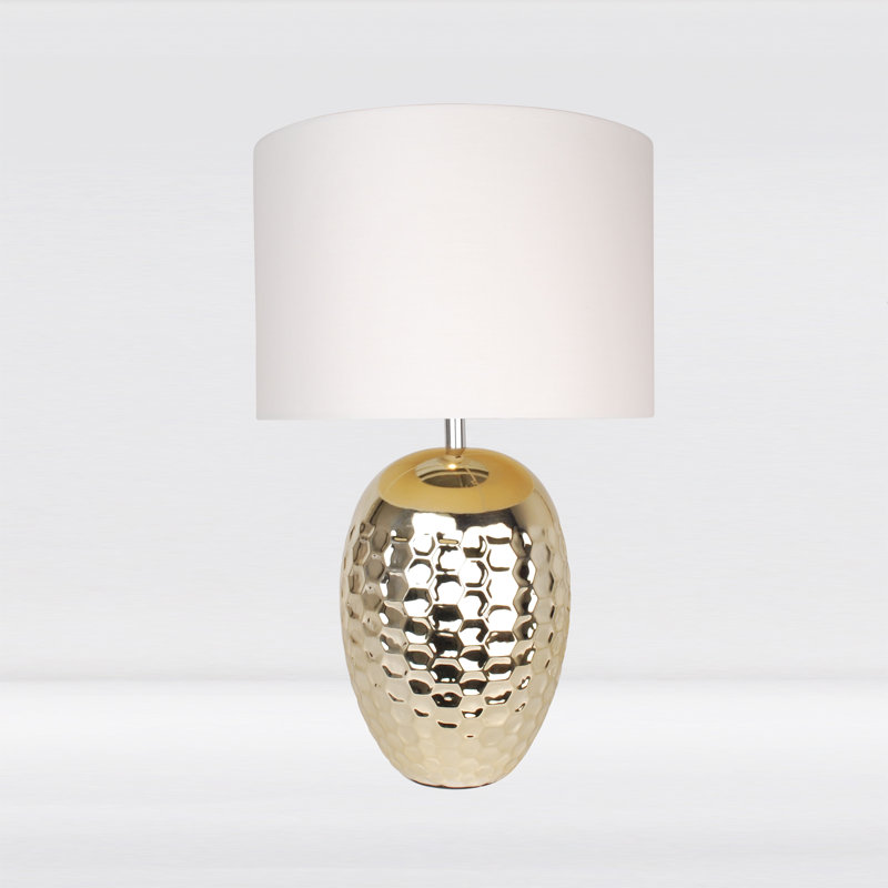 Zamora Ceramic Table Lamp, White