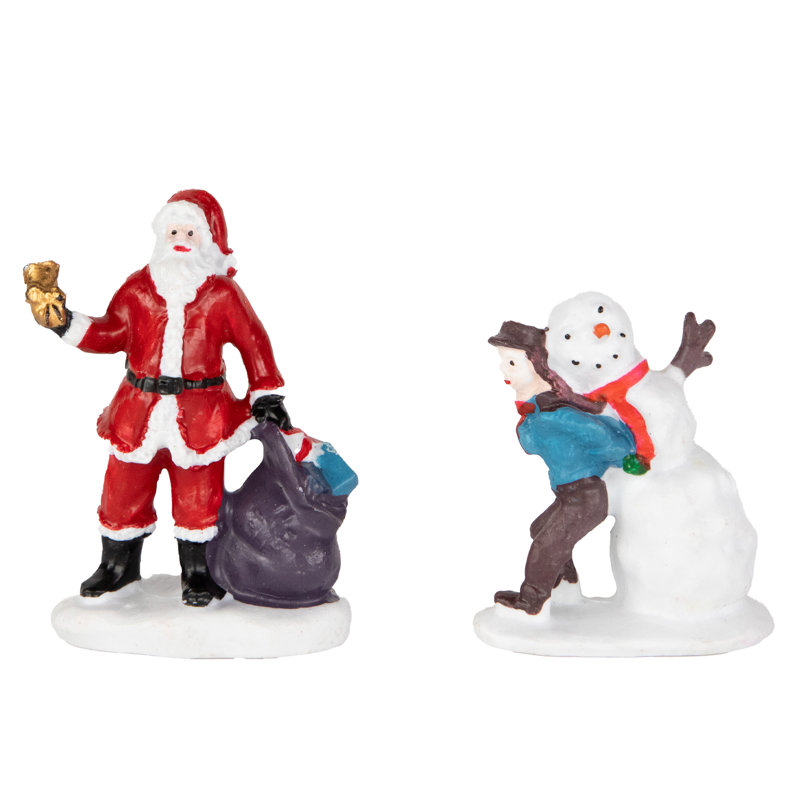 Ensemble de 7 figurines et arbre de Noël 7 pièces