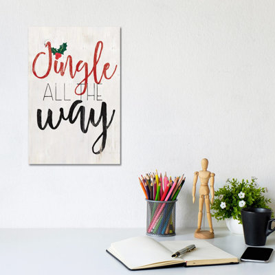 «Whimsy Jingle All The Way», reproduction d'art sur toile tendue