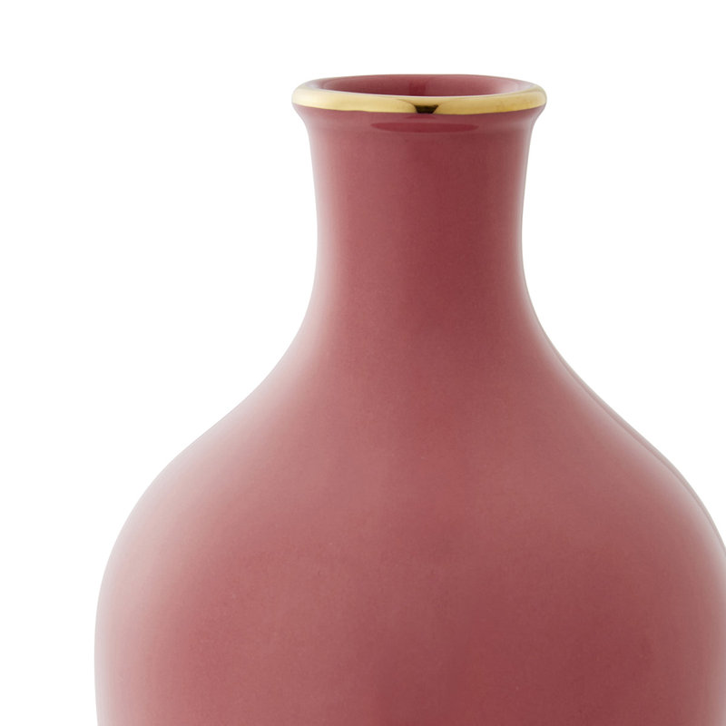 Vase 6 "en turquoise, Rose