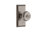 Grandeur Carré Plate Passage with Bouton Door Knob