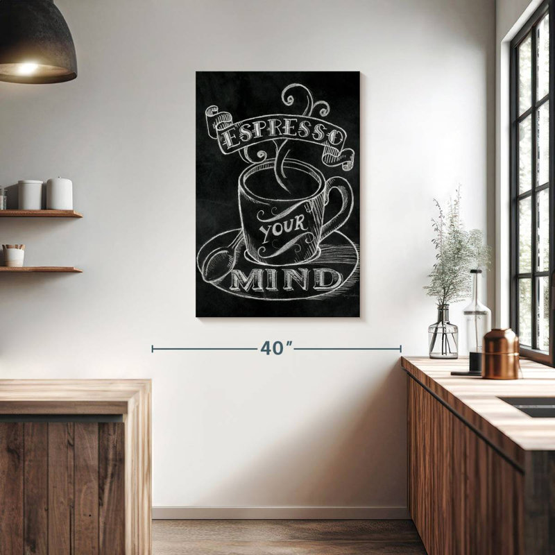 Yarlin Espresso Your Mind No Border, H 39 po x l 26 po