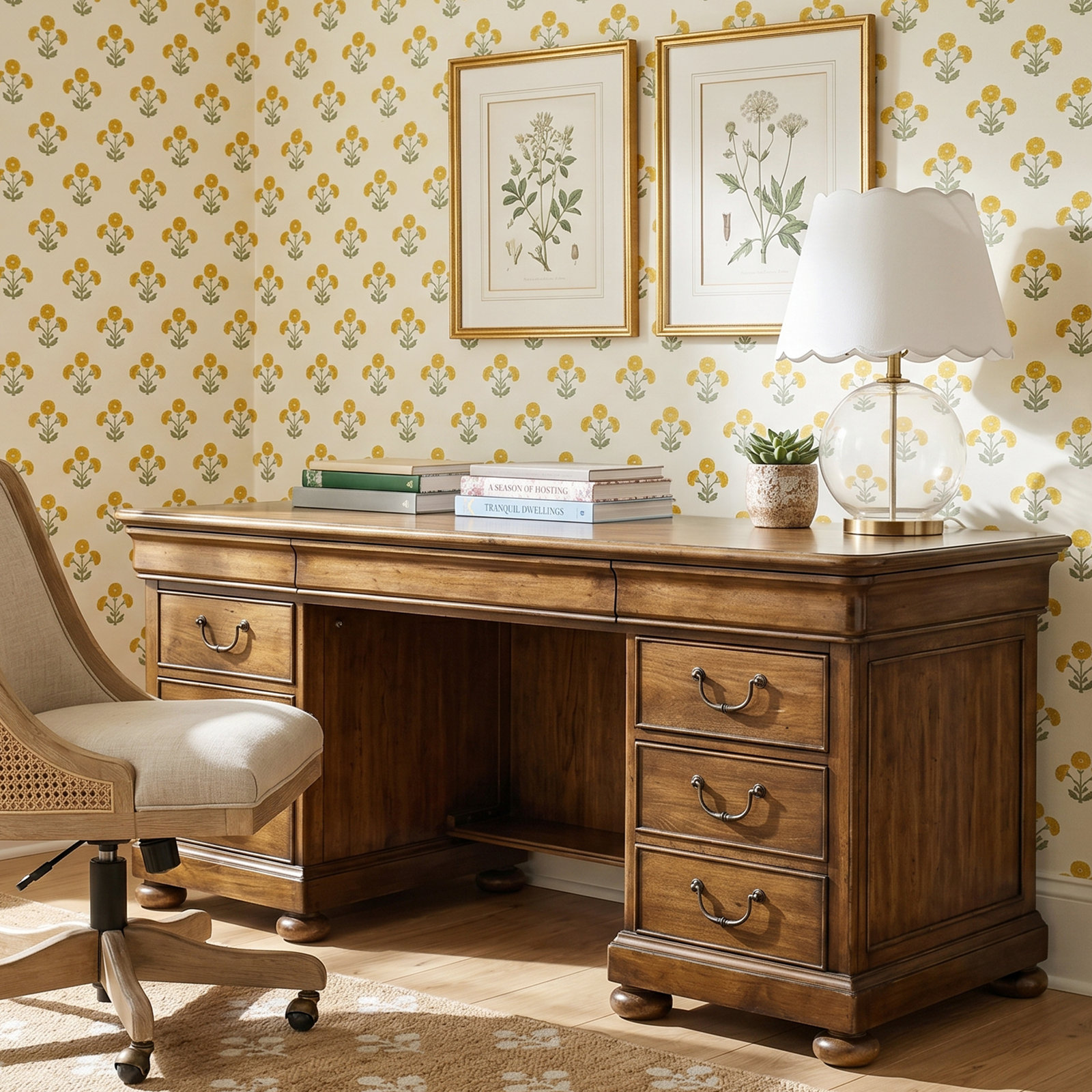 Archivist Executive Desk, Soft Casual Pecan