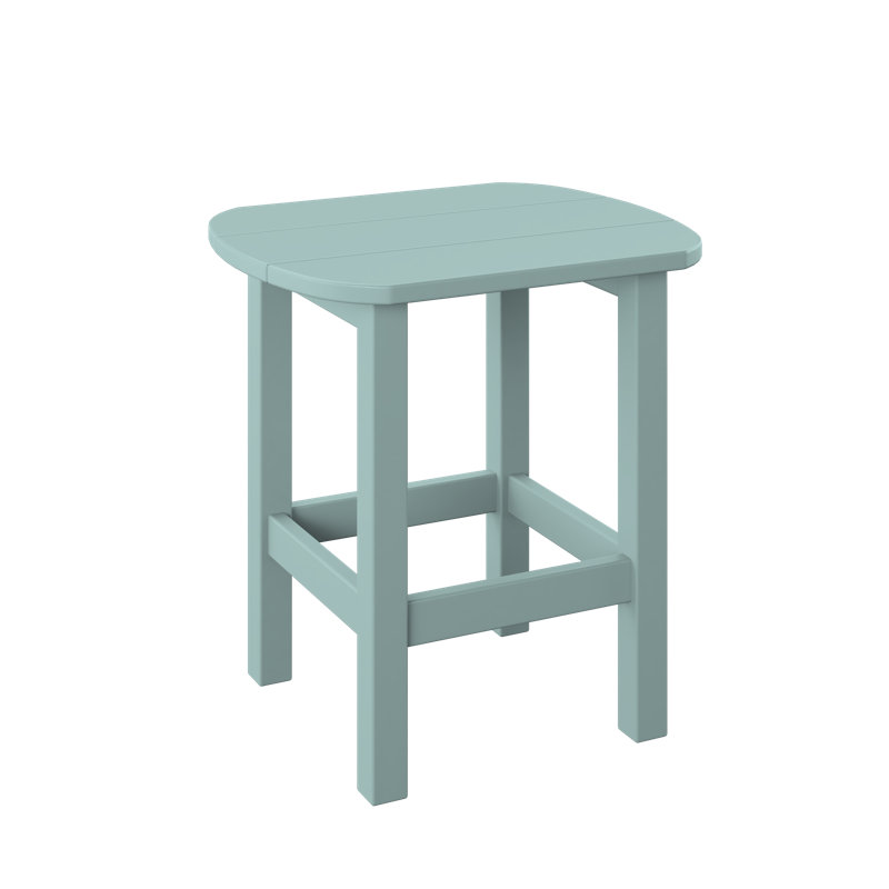  Table de bout ovale. Sauge, Sauge, H 20 po x l 19 po x P 16 po, Sauge