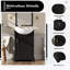 Meuble-lavabo autoportant avec lavabo-134040542