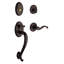 Logan Handleset with Single Cylinder Deadbolt and Door Lever and Rosette-66520063-66519803-65784115