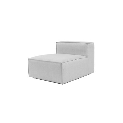 Stylish 1-Seat Sofa, Light Grey, 26.0 x 25.6 x 25.9 inches | 100% Hornbeam Frame & 100% Linen Fabric | 32 DNS Foam for Ultimate Comfort | Durable Plastic Legs | Perfect for Small Spaces & Modern Decor