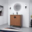Meuble-lavabo moderne avec lavabo simple et 2 portes à fermeture en douceur H 33,86 po x l 30 po x P 18,31 po