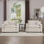 Fauteuil en velours côtelé 2 pièces-1841384190
