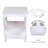 72" Double Bathroom Vanity Set with Glass Sink Top, Water Saving Faucet-923368721-923368720