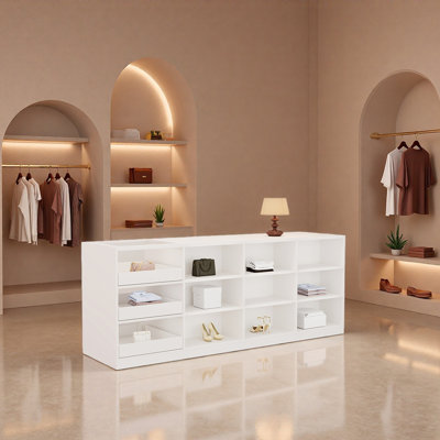 Clothing store double-sided display cabinet
