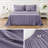 Bedsure Full Burgundy Pintuck Bed-in-a-Bag - Olive Green Pinch Pleat Comforter Set with Sheets, Pillowcases & Shams (Set of 7)-105523217-105523226