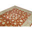 Tapis rouille et doré de haute qualité noué à la main