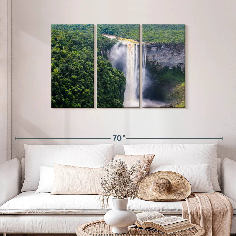Alvord Kaieteur Falls, H 28 po x l 45 po