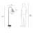 Oterra 65.4'' Matte Arched Floor Lamp