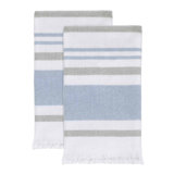 Izod Clubhouse Stripe Cotton Honeycomb / Waffle Bath Towels