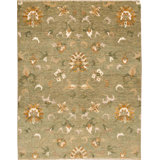 Wool Floral Area Rug