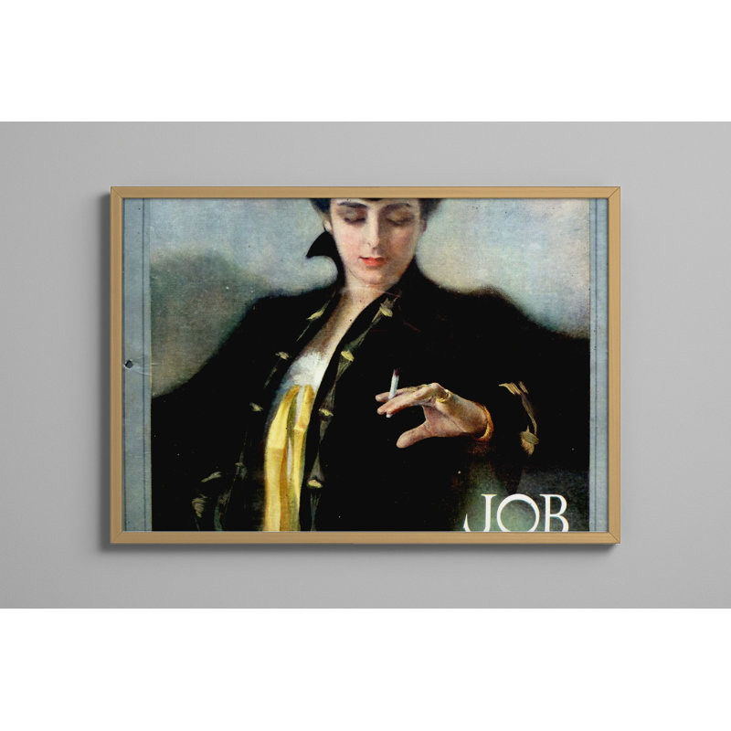 Tennyson Oil Print, 12.75" H x 15.75" W, Natural Oak